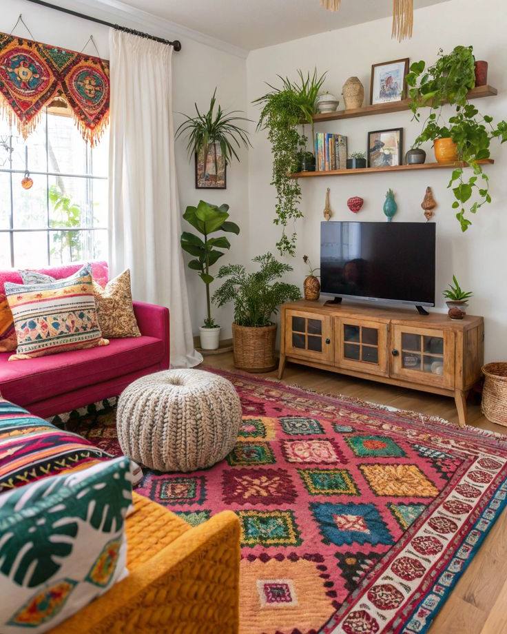 Cottagecore Living Room design layout
