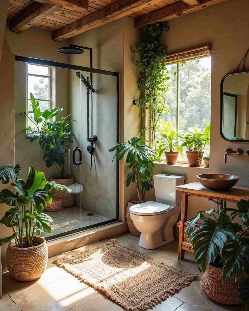 cottagecore bathroom design